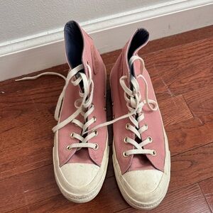 Pink Platform Lug Sole Converse